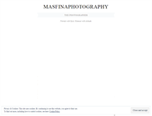 Tablet Screenshot of masfinaphotography.wordpress.com