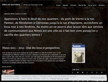 Tablet Screenshot of nimesquotidien.wordpress.com