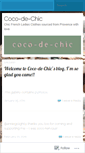 Mobile Screenshot of cocodechic.wordpress.com