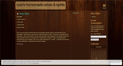 Desktop Screenshot of homemadewinespirits.wordpress.com