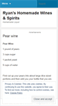 Mobile Screenshot of homemadewinespirits.wordpress.com