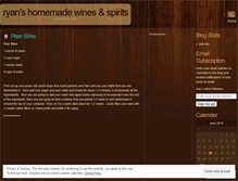 Tablet Screenshot of homemadewinespirits.wordpress.com