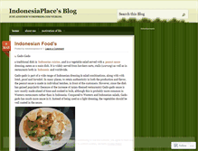 Tablet Screenshot of indonesiaplace.wordpress.com