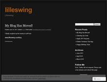 Tablet Screenshot of lilleswing.wordpress.com