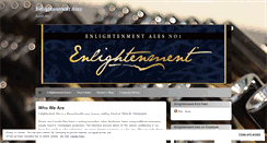 Desktop Screenshot of enlightenmentales.wordpress.com