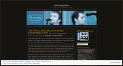 Desktop Screenshot of nerdswithguitars.wordpress.com