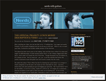 Tablet Screenshot of nerdswithguitars.wordpress.com