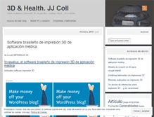 Tablet Screenshot of jjcoll3dhealth.wordpress.com
