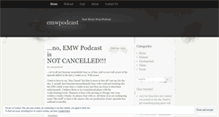 Desktop Screenshot of emwpodcast.wordpress.com