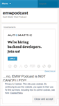 Mobile Screenshot of emwpodcast.wordpress.com