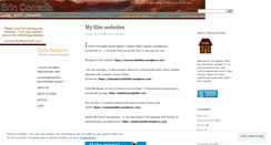 Desktop Screenshot of erincorrado.wordpress.com