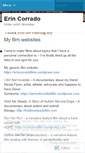 Mobile Screenshot of erincorrado.wordpress.com
