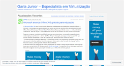 Desktop Screenshot of garlajr.wordpress.com