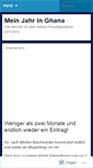 Mobile Screenshot of anneinghana.wordpress.com