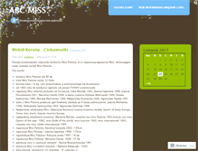 Tablet Screenshot of abcmiss.wordpress.com