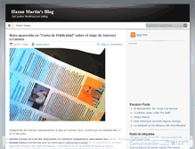 Tablet Screenshot of hazanmartin.wordpress.com