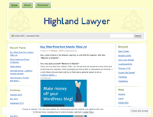 Tablet Screenshot of highlandlawyer.wordpress.com