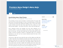 Tablet Screenshot of menumojo.wordpress.com