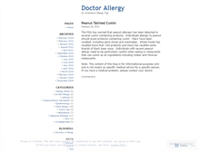 Tablet Screenshot of doctorallergy.wordpress.com