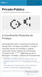 Mobile Screenshot of privadopublico.wordpress.com