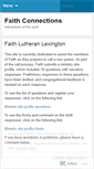 Mobile Screenshot of faithconnect.wordpress.com