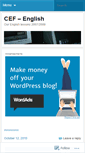 Mobile Screenshot of cefmoure.wordpress.com