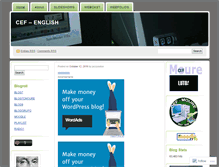 Tablet Screenshot of cefmoure.wordpress.com
