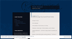 Desktop Screenshot of nicolecommawoo.wordpress.com