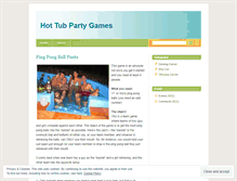 Tablet Screenshot of hottubpartygames.wordpress.com