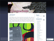 Tablet Screenshot of glasgowfields.wordpress.com