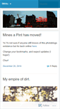 Mobile Screenshot of minesapint.wordpress.com