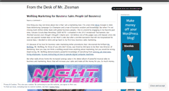 Desktop Screenshot of mrzissman.wordpress.com