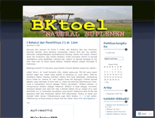 Tablet Screenshot of bekatul.wordpress.com