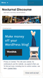 Mobile Screenshot of nocturnaldiscourse.wordpress.com