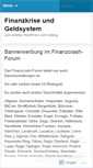 Mobile Screenshot of finanzcrash.wordpress.com