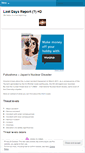 Mobile Screenshot of lastdaysreport.wordpress.com