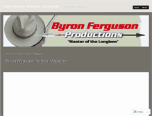 Tablet Screenshot of byronferguson.wordpress.com