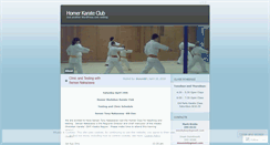 Desktop Screenshot of homerkarate.wordpress.com