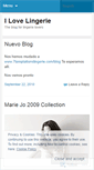 Mobile Screenshot of lingerielove.wordpress.com