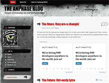 Tablet Screenshot of anphase.wordpress.com