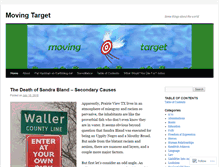 Tablet Screenshot of amovingtarget.wordpress.com