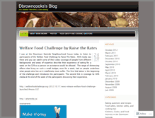 Tablet Screenshot of dbrowncooks.wordpress.com