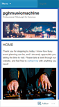 Mobile Screenshot of pghmusicmachine.wordpress.com