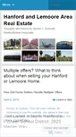 Mobile Screenshot of hanfordlemoorehomes.wordpress.com