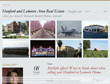 Tablet Screenshot of hanfordlemoorehomes.wordpress.com