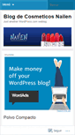 Mobile Screenshot of cosmeticosnailen.wordpress.com