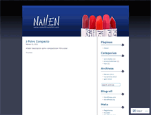 Tablet Screenshot of cosmeticosnailen.wordpress.com