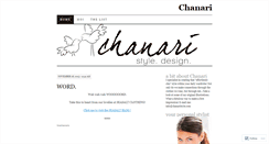 Desktop Screenshot of chanaristyle.wordpress.com