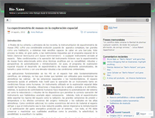 Tablet Screenshot of bioxano.wordpress.com