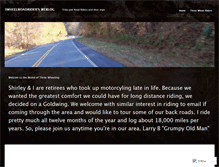 Tablet Screenshot of 3wheelroadrider.wordpress.com